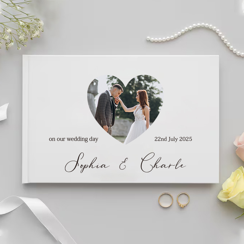 Personalized Guest Book - Spersonalizowana księga gości na prezent ślubny