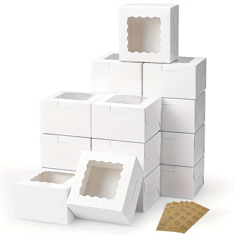 Wedding Favor Box - 10 szt. Pudełek z papieru kraft