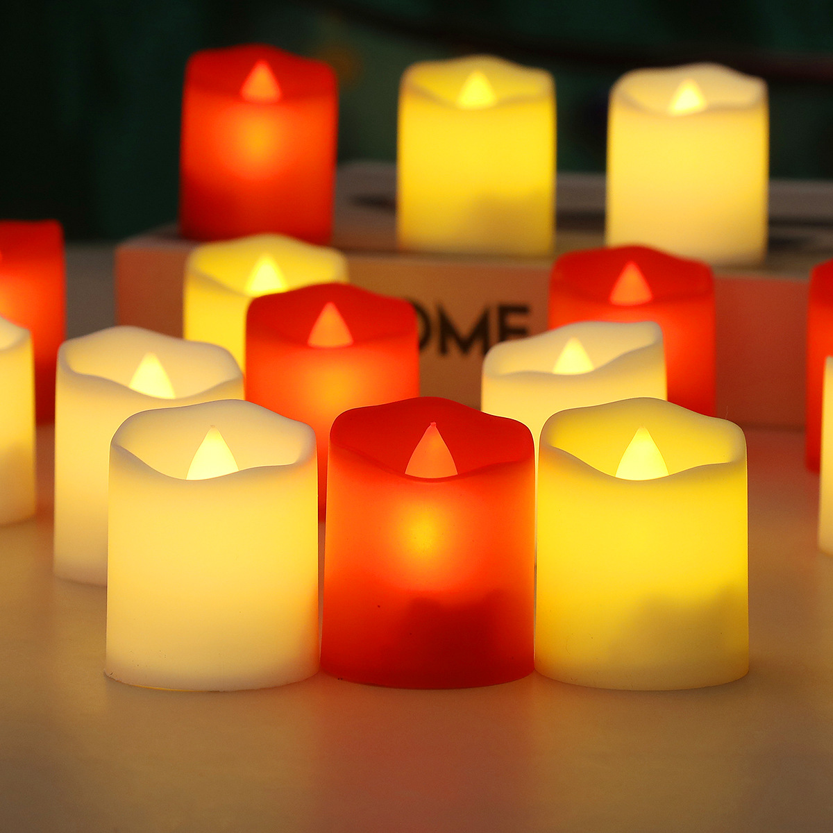 Unity Candle Set - Świeca elektroniczna LED, symulowane światło migoczącej