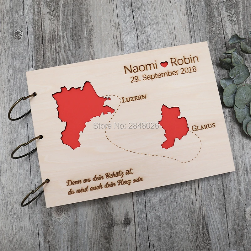 Rustykalna spersonalizowana ks – Personalized Guest Book recenzja i cena