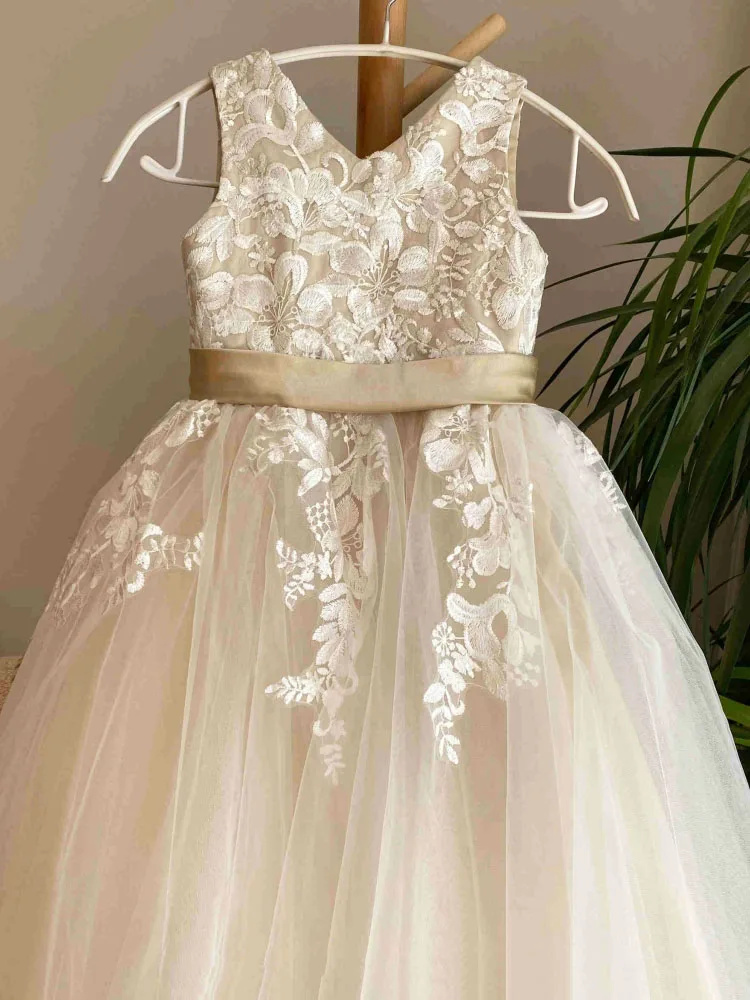 Elegancka sukienka dla dziewcz – Bridal Sash Ribbon recenzja i cena