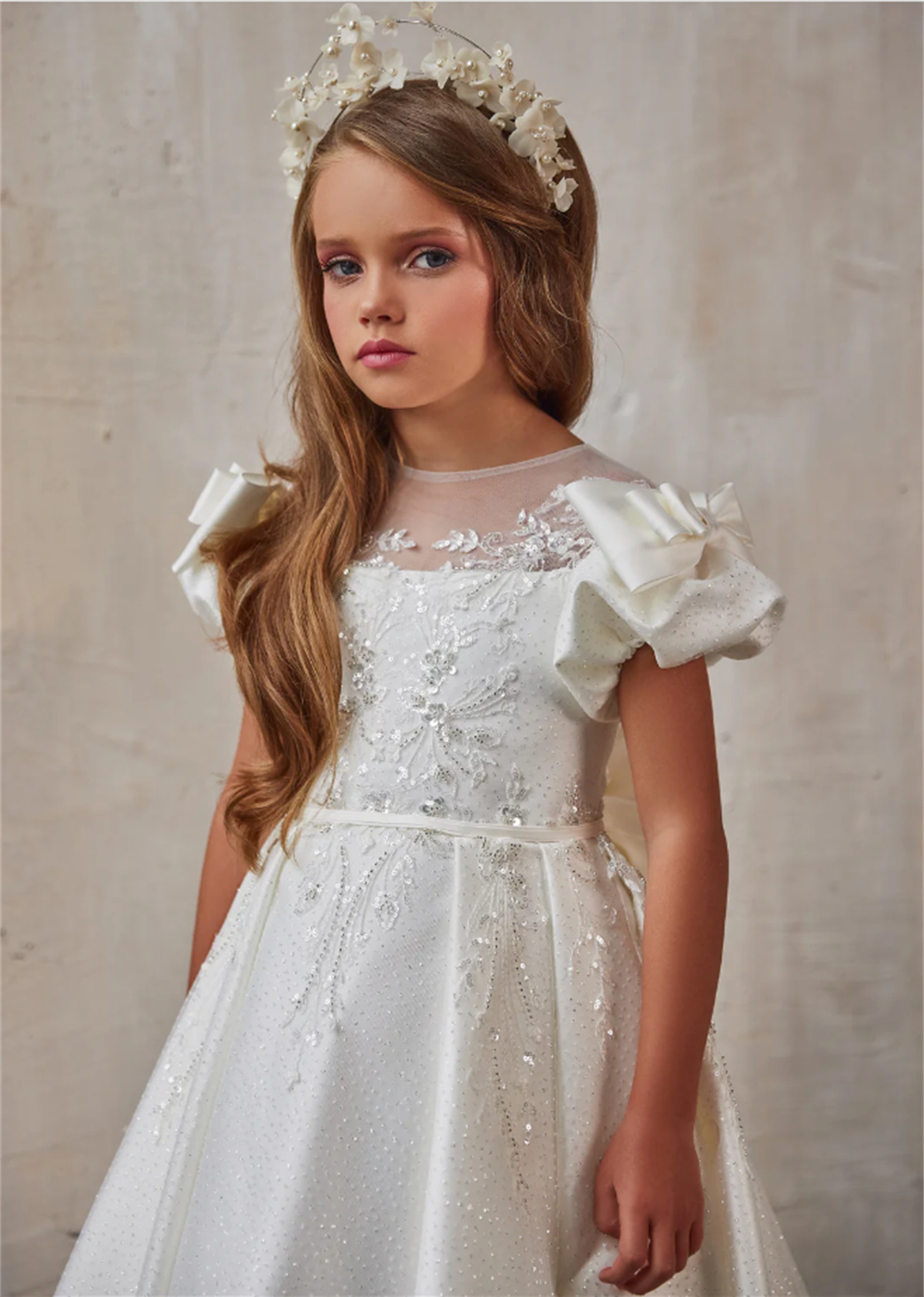 Satynowa sukienka dla dziewczy – Bridal Sash Ribbon recenzja i cena