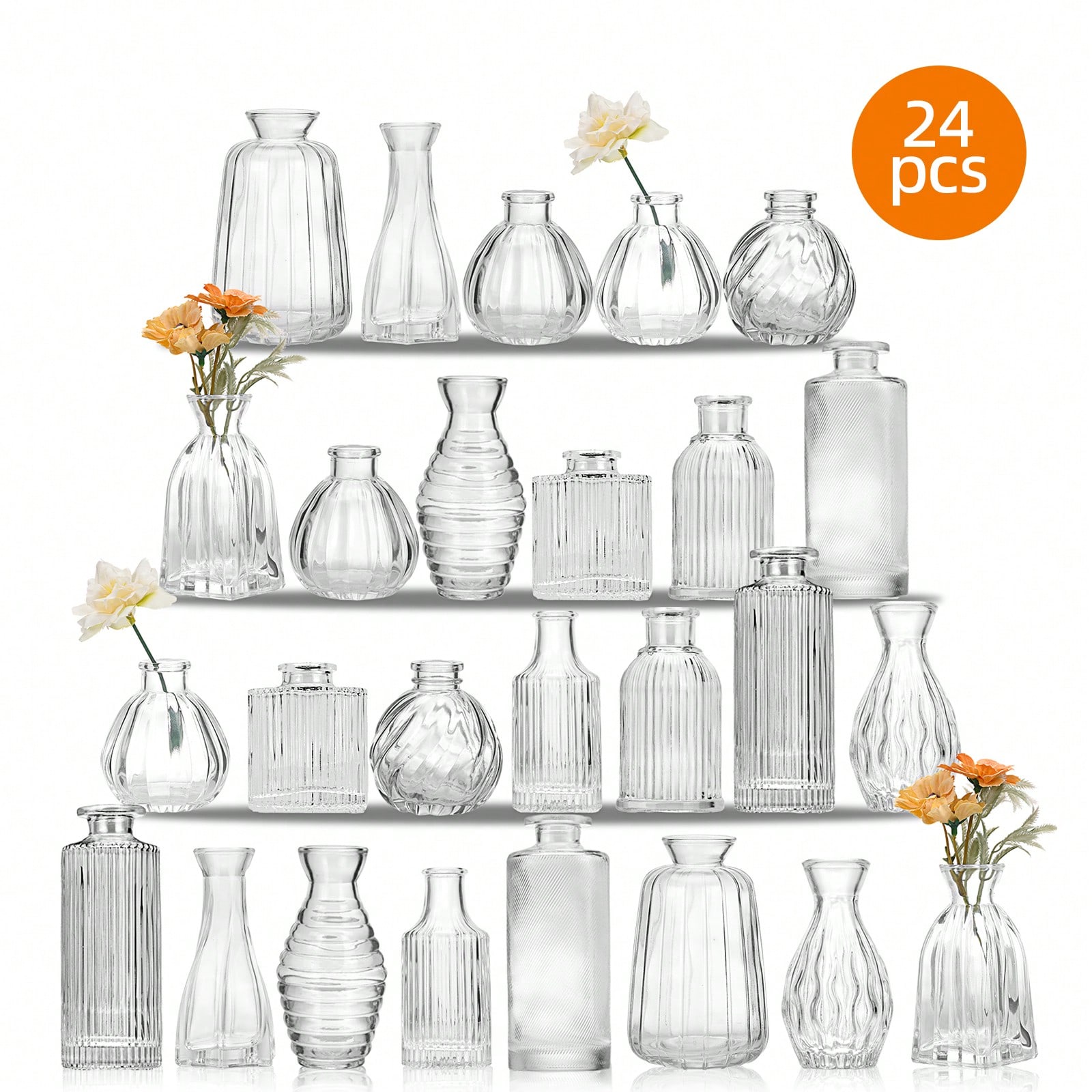 Zestaw 18/36 szt. szklanych wa – Wedding Supply Rentals recenzja i cena