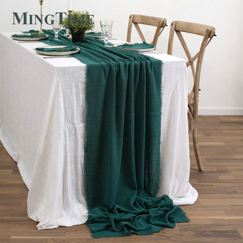 Bieżniki rustykalne bawełniane – Wedding Supply Rentals recenzja i cena