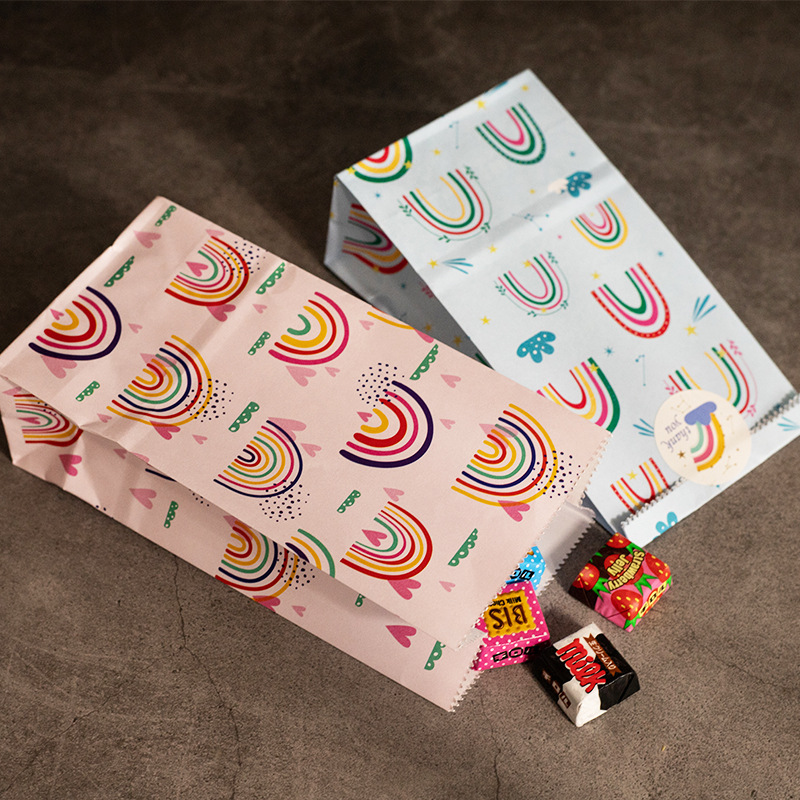 Małe torby papierowe Tęczowa t – Wedding Favor Box recenzja i cena