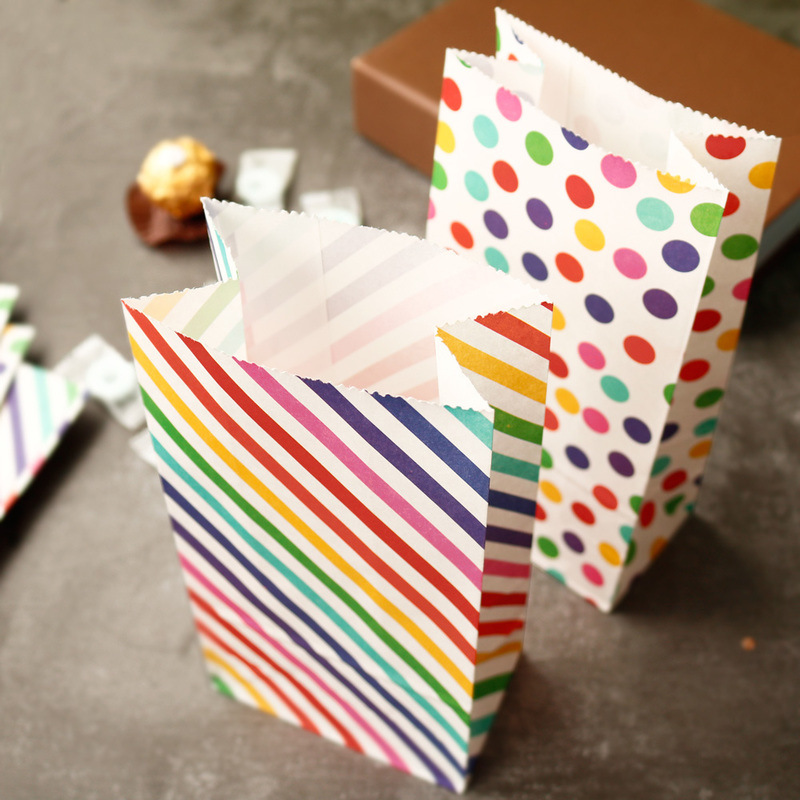 Małe torby papierowe Tęczowa t – Wedding Favor Box recenzja i cena