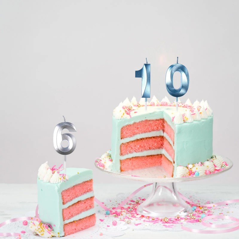 Niebieskie Świeczki Numerowe n – Unity Candle Set recenzja i cena