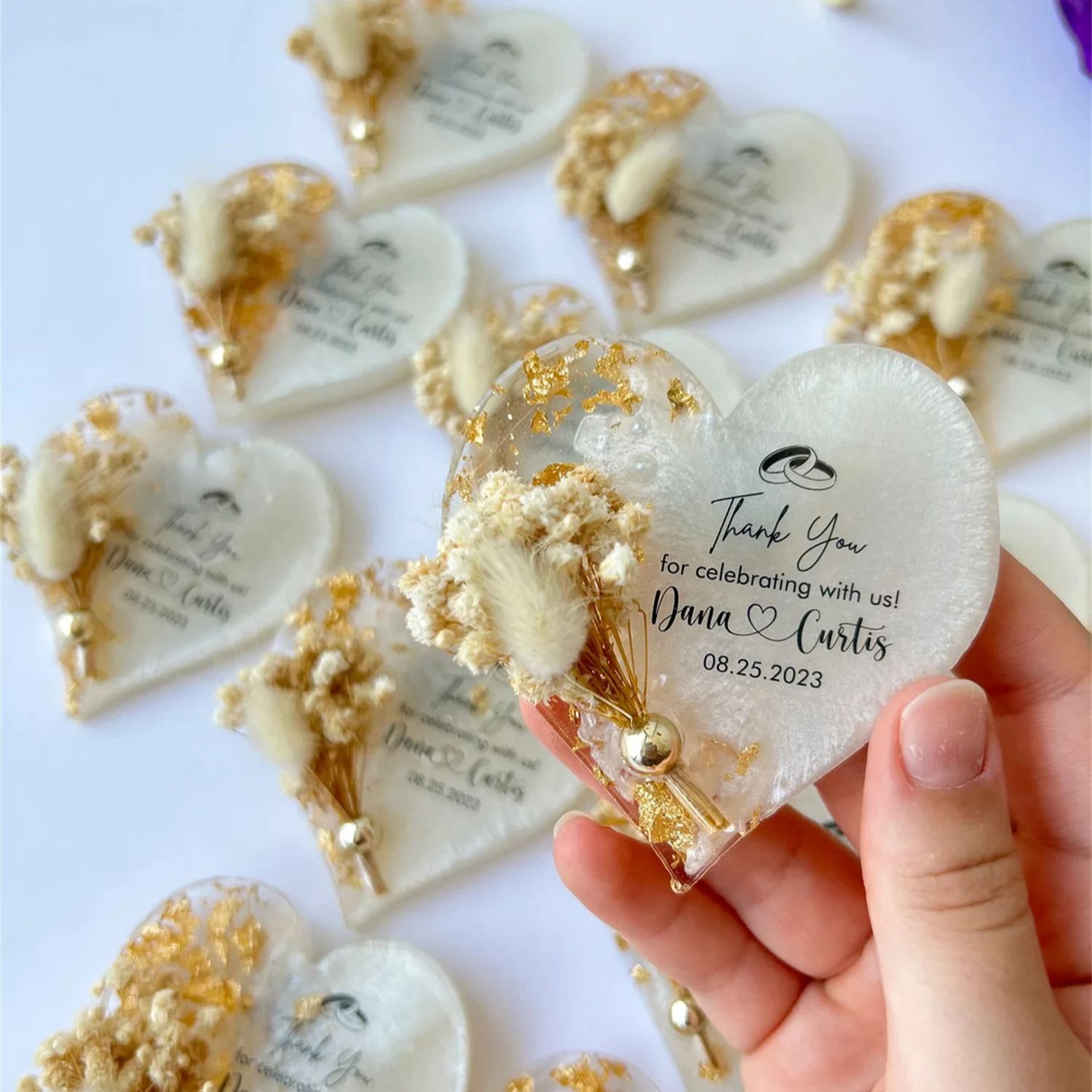 Spersonalizowany magnes na pam – Wedding Favor Box recenzja i cena