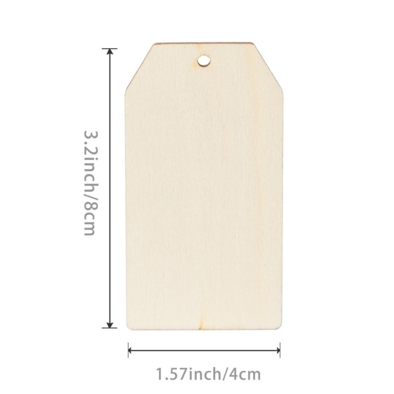 10 szt. Drewnianych zawieszek  – Wedding Supply Rentals recenzja i cena