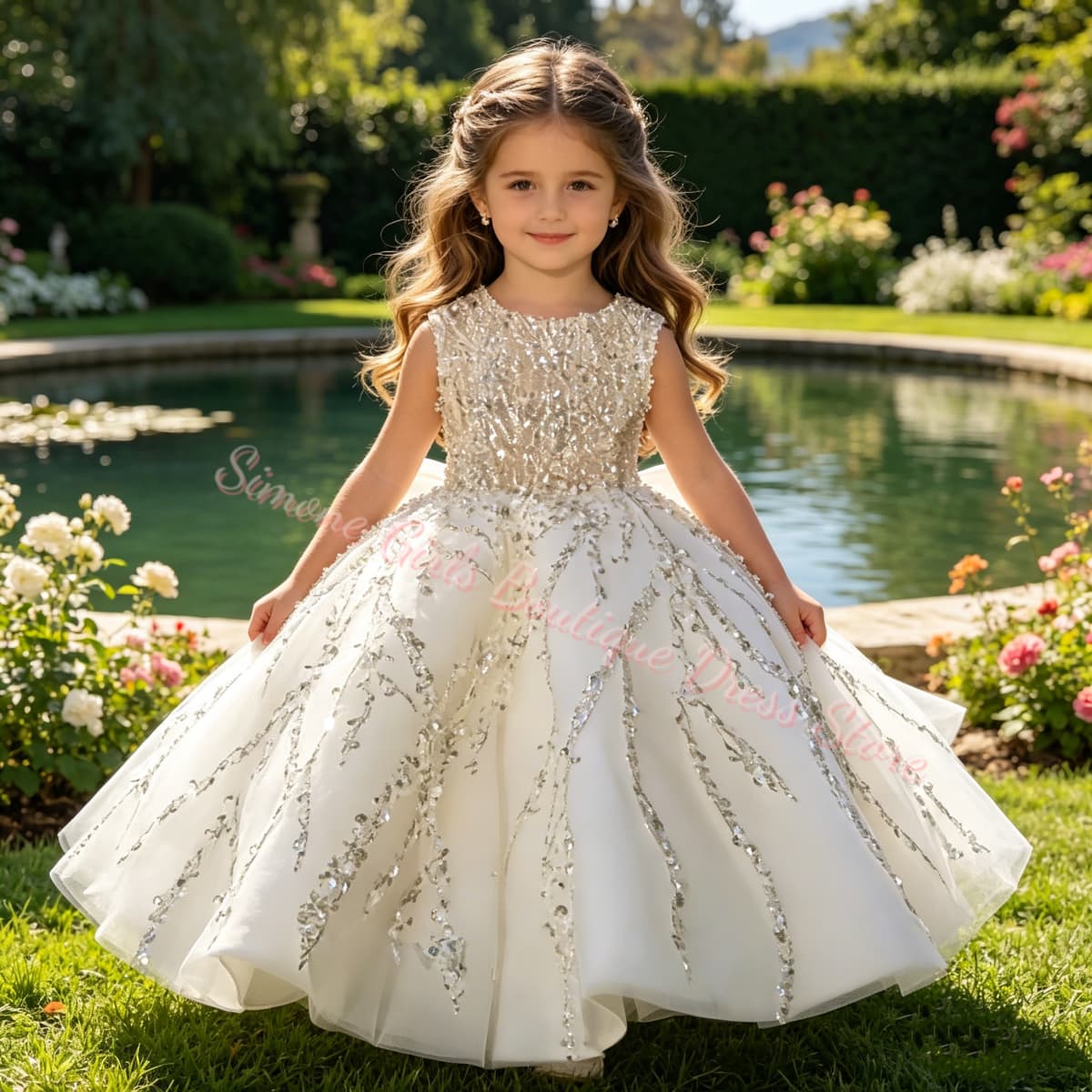 Sukienka dla dziewczynki sypią – Bridal Sash Ribbon recenzja i cena