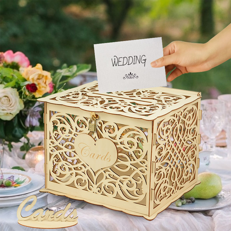 Drewniane pudełka na prezenty  – Wedding Supply Rentals recenzja i cena
