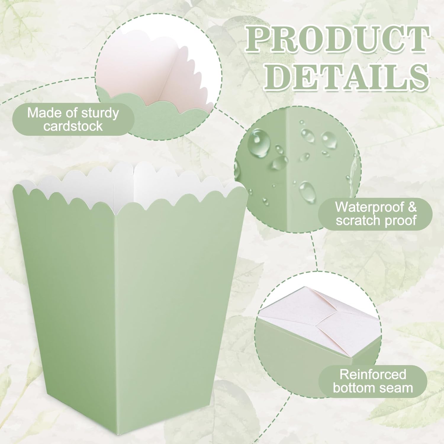 12 sztuk szałwia zielone mini  – Wedding Favor Box recenzja i cena