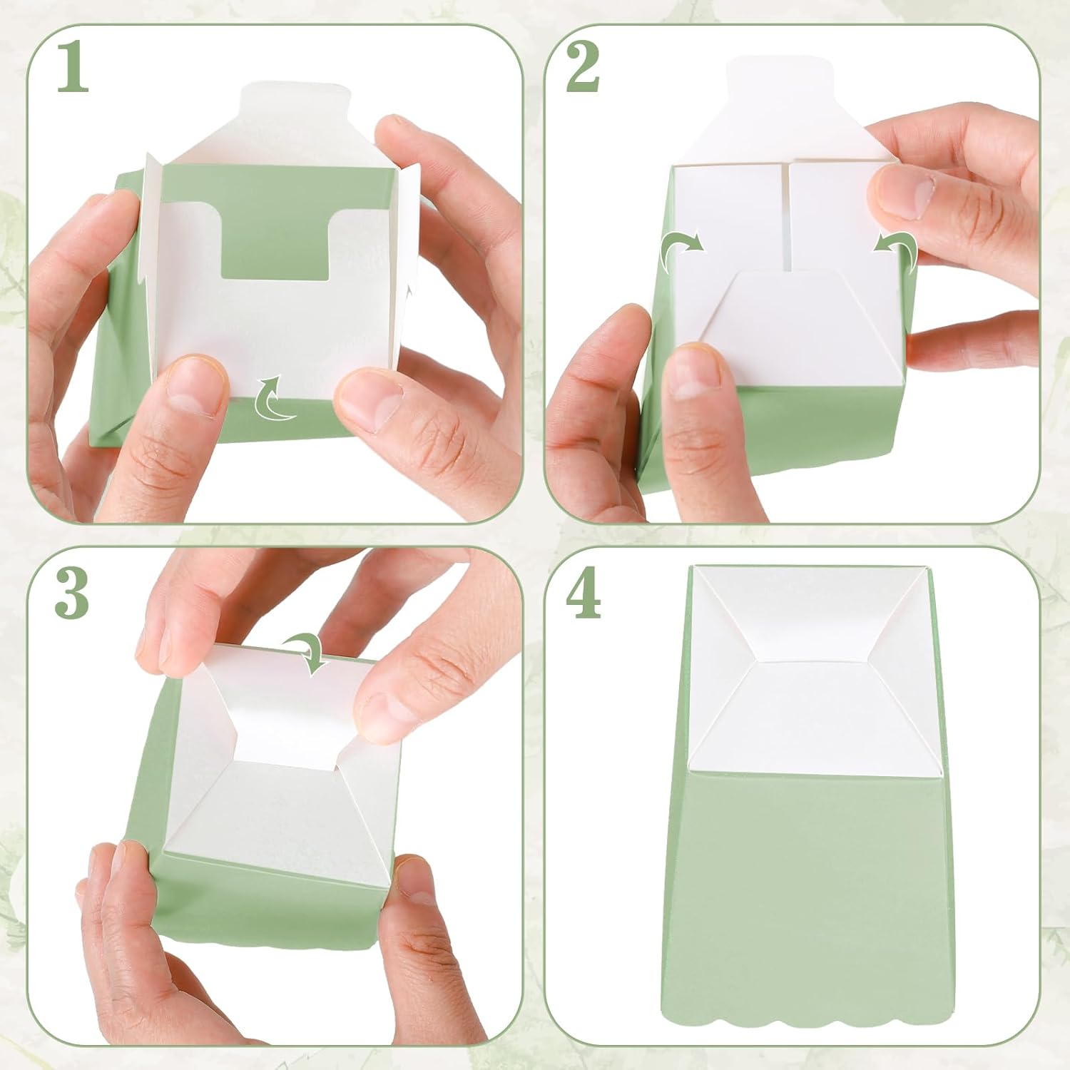 12 sztuk szałwia zielone mini  – Wedding Favor Box recenzja i cena