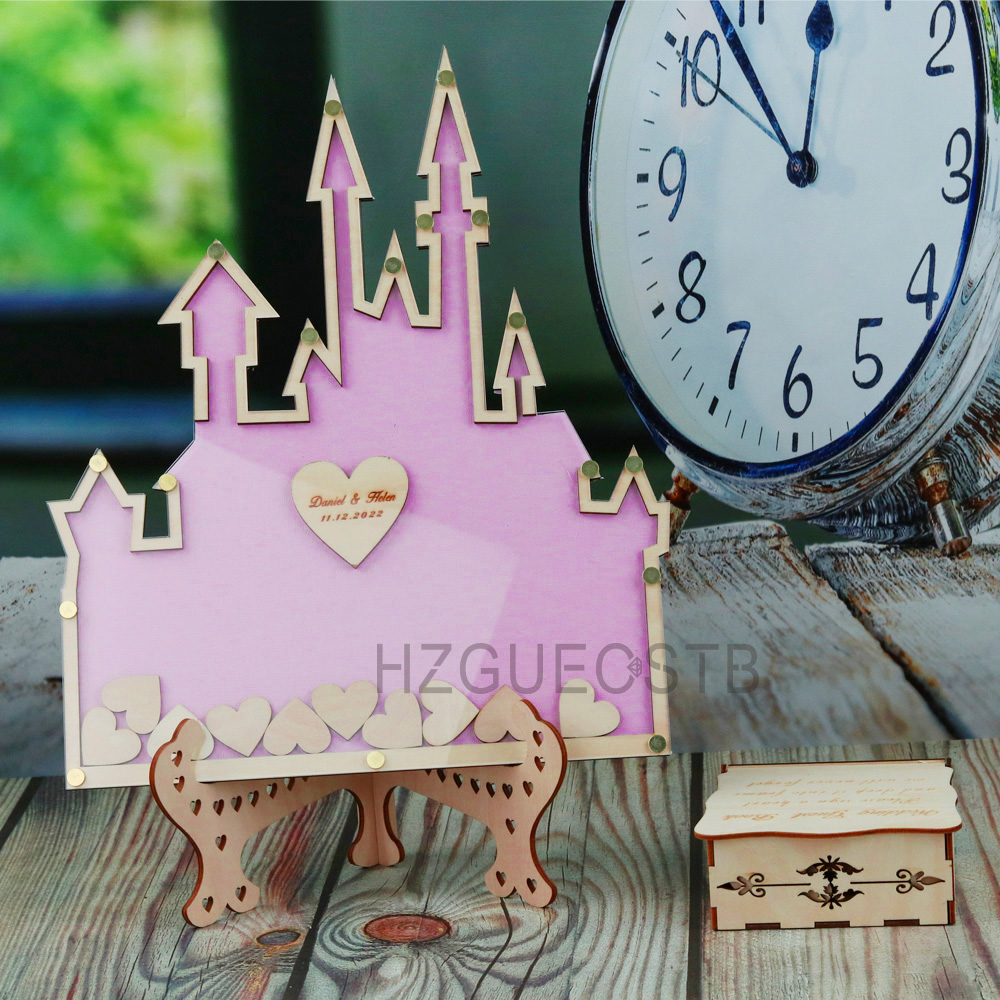 Spersonalizowany zamek księga  – Wedding Favor Box recenzja i cena