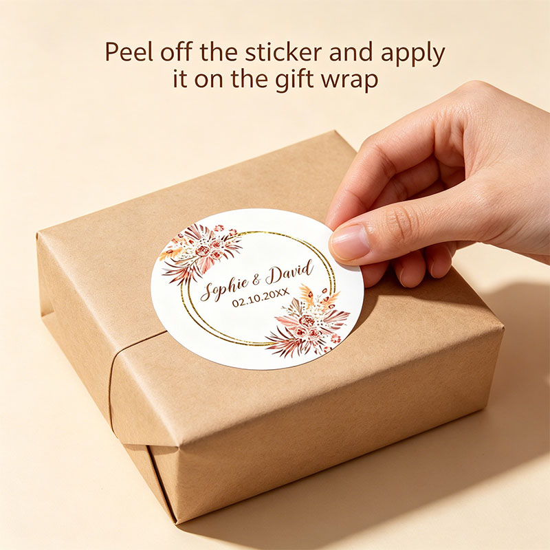 Niestandardowe Naklejki z Imie – Wedding Favor Box recenzja i cena