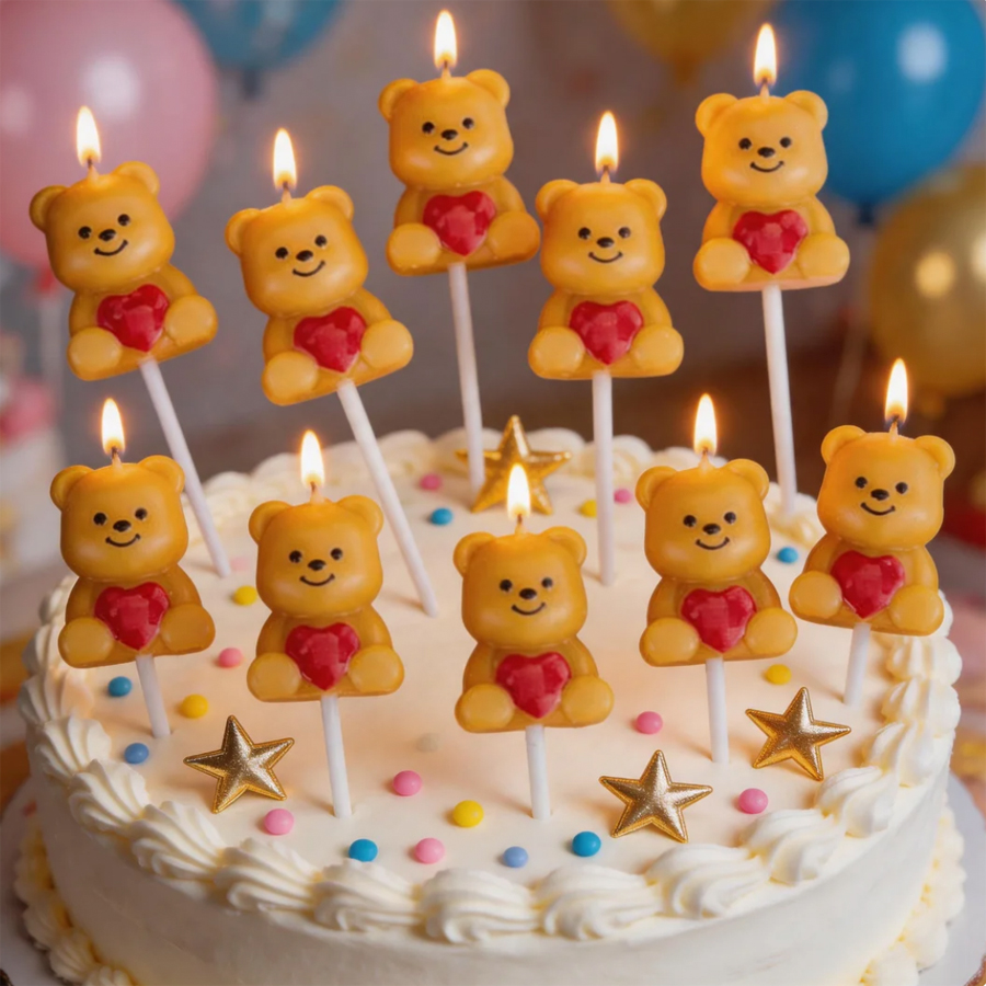 5 szt. Kreatywne świece w kszt – Unity Candle Set recenzja i cena